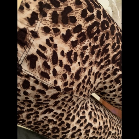 Always - High Waist Leopard Print Leggings - Picture 3 of 5
